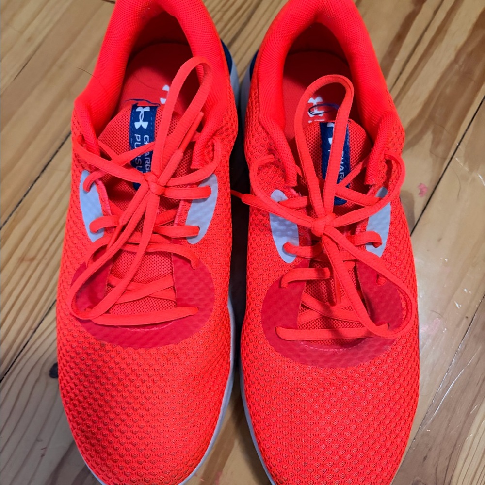 Under Armour Bright Red/Orange Running Shoes